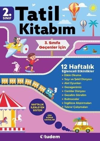 Tudem 2. Sınıf Tatil Kitabım Tudem Yayınları
