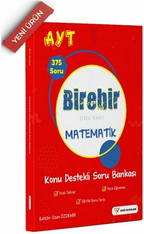 Veri Yayınları AYT Matematik Birebir Konu Destekli Soru Bankası