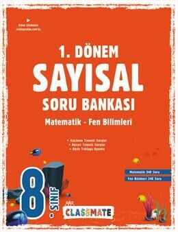 Okyanus Yayınları 8. Sınıf Classmate 1. Dönem Sayısal Soru Bankası