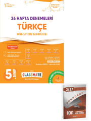 Okyanus 2027 5. Sınıf Classmate 36 Hafta Denemeleri Türkçe Süreç İz. Fasikülleri+ Anla Kazan Paragraf