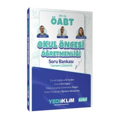 Yediiklim 2027 ÖABT MEB-AGS Okul Öncesi Öğretmenliği Soru Bankası Çözümlü 2. Cilt - Bülent Tanık, Can Köni