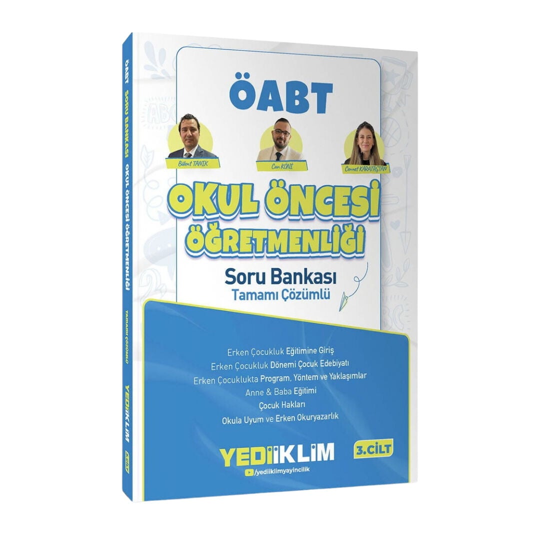 Yediiklim 2027 ÖABT MEB-AGS Okul Öncesi Öğretmenliği Soru Bankası Çözümlü 3. Cilt - Bülent Tanık, Can Köni