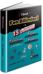 Aydın Yayınları 7. Sınıf Fen Bilimleri 15 Deneme