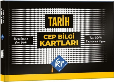 KR Akademi KPSS Tüm Sınavlar İçin Tarih Cep Bilgi Kartları