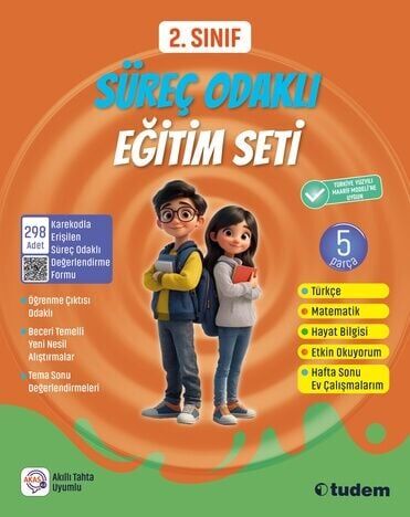 Tudem 2. Sınıf Süreç Odaklı Eğitim Seti Tudem Yayınları