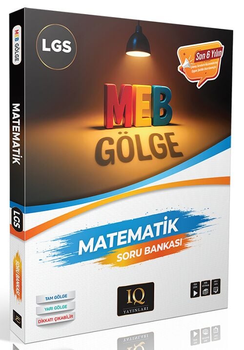 IQ Yayınları LGS Matematik Gölge Soru Bankası Çözümlü IQ Yayınları
