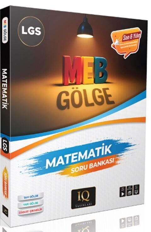 IQ Yayınları LGS Matematik Gölge Soru Bankası Çözümlü IQ Yayınları