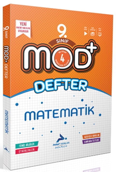 Paraf Yayınları 9. Sınıf Matematik MOD Defter