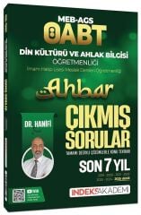 İndeks Akademi 2026 ÖABT MEB-AGS Din Kültürü ve Ahlak Bilgisi Ahbar Çıkmış Sorular Son 7 Yıl Çözümlü - Hanifi İnce İndeks Akademi Yayıncılık