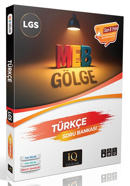 IQ Yayınları LGS Türkçe Gölge Soru Bankası Çözümlü IQ Yayınları