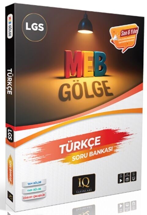 IQ Yayınları LGS Türkçe Gölge Soru Bankası Çözümlü IQ Yayınları