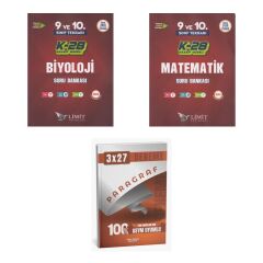 2027 Limit TYT 9. ve 10. Sınıf Tekrarı K-28 Maarif Model Biyoloji + Matematik Soru + Ankapade 3'lü Set