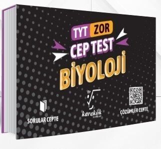 Karekök Yayınları TYT Biyoloji Zor Cep Test