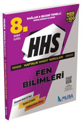 Muba Yayınları 8.Sınıf Fen Bilimleri Haftalık Hasat Soruları (HHS)