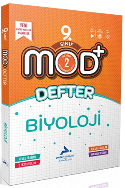 Paraf Yayınları 9. Sınıf Biyoloji MOD Defter