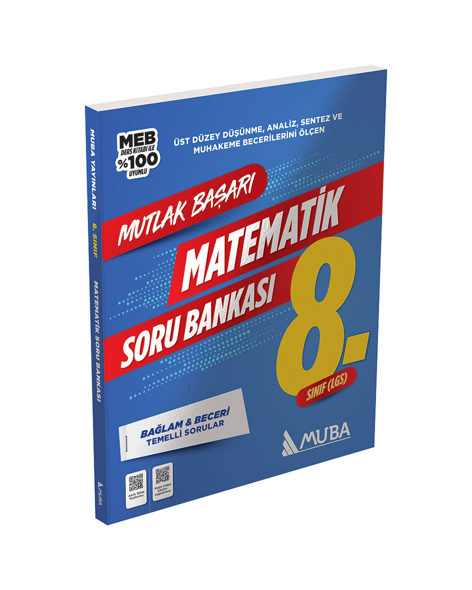 Muba Yayınları MB 8. Sınıf Matematik Soru Bankası