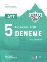 Okyanus Yayınları AYT Eşit Ağırlık Sözel Iceberg 5 Deneme