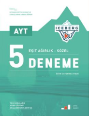 Okyanus Yayınları AYT Eşit Ağırlık Sözel Iceberg 5 Deneme