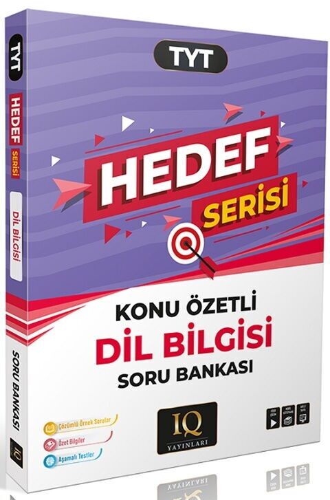 IQ Yayınları YKS TYT Dil Bilgisi Hedef Konu Özetli Soru Bankası IQ Yayınları