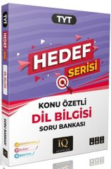 IQ Yayınları YKS TYT Dil Bilgisi Hedef Konu Özetli Soru Bankası IQ Yayınları