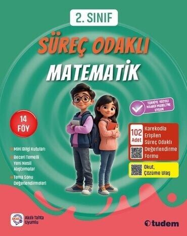 Tudem 2. Sınıf Süreç Odaklı Matematik Tudem Yayınları