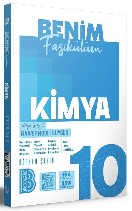 2027 Benim Hocam 10. Sınıf Kimya Maarif Model Benim Fasikülüm - Görkem Şahin