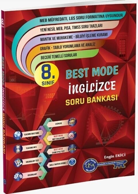 Gür Yayınları 8. Sınıf İngilizce Best Mode Soru Bankası