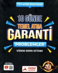 Paraf Yayınları TYT Problemler Z Takımı 10 Günde Temel Atma Garanti Video Ders Kitabı
