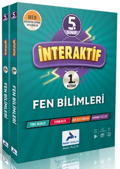 Paraf Yayınları 5. Sınıf İnteraktif Fen Bilimleri Soru Kütüphanesi