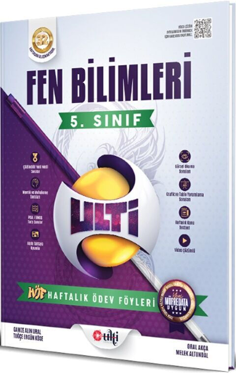 2027 Ulti Yayınları 5. Sınıf Fen Bilimleri Haftalık Ödev Föyleri