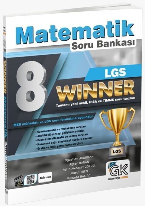 Gür Yayınları 8. Sınıf LGS Matematik Winner Soru Bankası