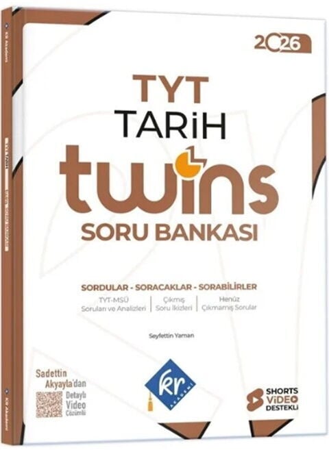 KR Akademi 2026 TYT Tarih Twins Soru Bankası