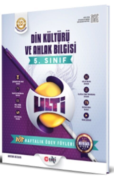 2027 Ulti Yayınları 5. Sınıf Din Kültürü ve Ahlak Bilgisi Haftalık Ödev Föyleri