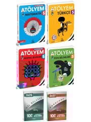 Anla Kazan + Arı 2026 5. Sınıf Atölyem Türkçe Matematik Fen Bilimleri Sosyal Bilgiler 6 lı Set