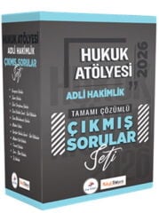 Dizgi Kitap 2026 Hukuk Atölyesi Adli Hakimlik Tamamı Çözümlü Orijinal Çıkmış Sorular Seti