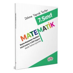 Editör 7. Sınıf Matematik Konu Kazanım Testleri