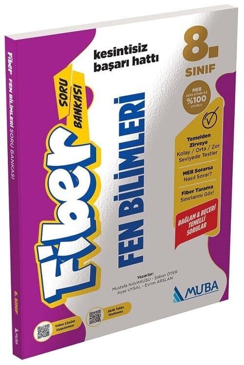 Muba Yayınları 8. Sınıf Fen Bilimleri Fiber Soru Bankası
