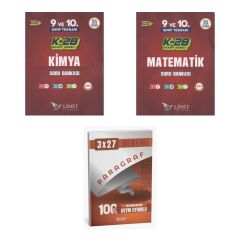 2027 Limit TYT 9. ve 10. Sınıf Tekrarı K-28 Maarif Model Kimya + Matematik Soru + Ankapade 3'lü Set