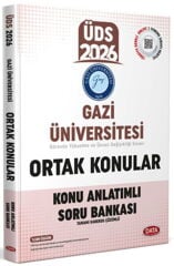 Data Yayınları 2026 Gazi Üniversitesi ÜDS Ortak Konular Konu Anlatımlı Soru Bankası