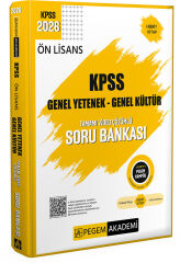 Pegem 2026 KPSS Ön Lisans Soru Bankası Çözümlü Tek Kitap Pegem Yayınları