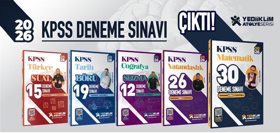 Yediiklim kpss genel yetenek genel kültür deneme 2026