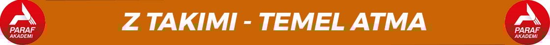 Paraf Akademi z takımı temel atma kitapları
